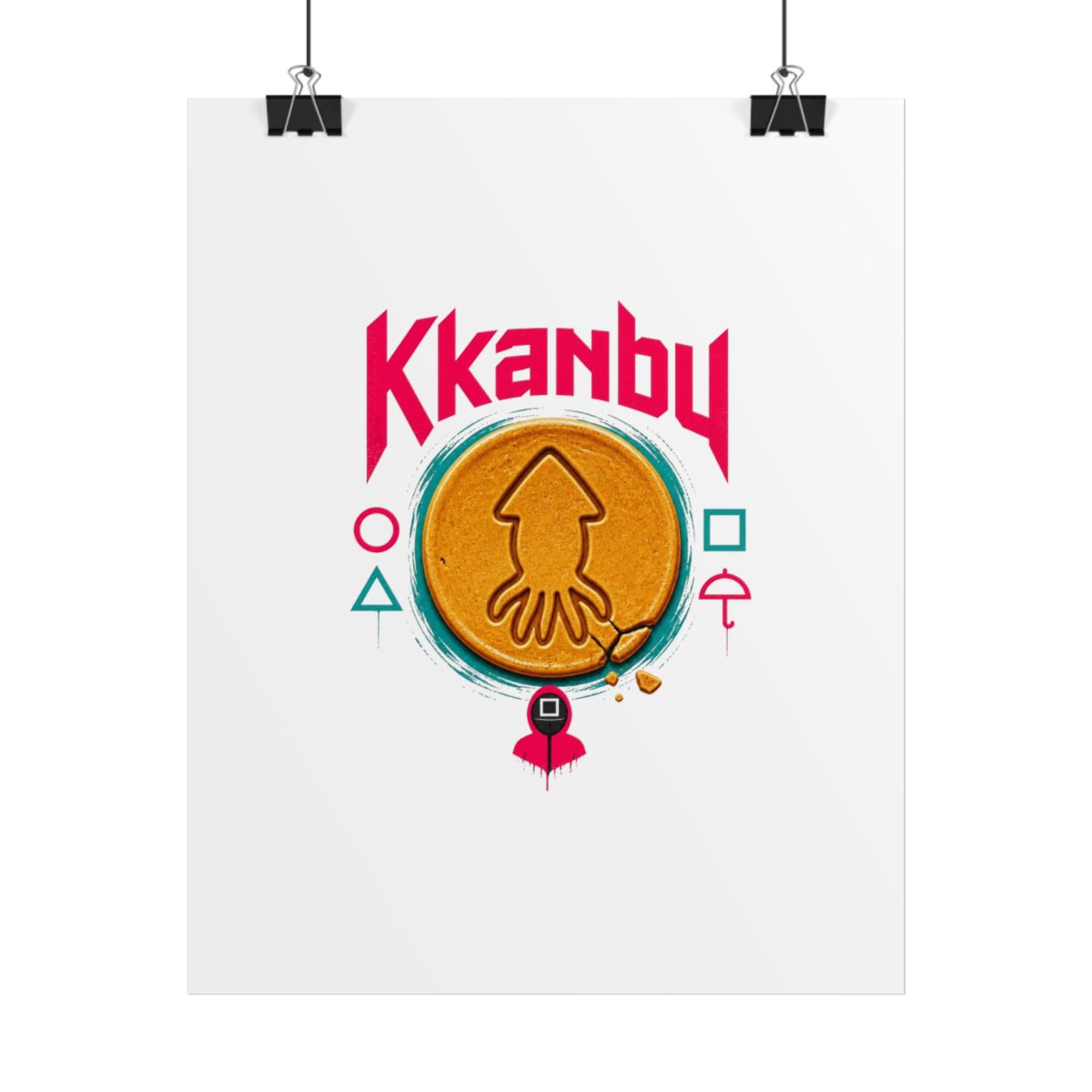 Squid Game "Kkanbu" Poster - Squid Game official Posters & Wall Art merch