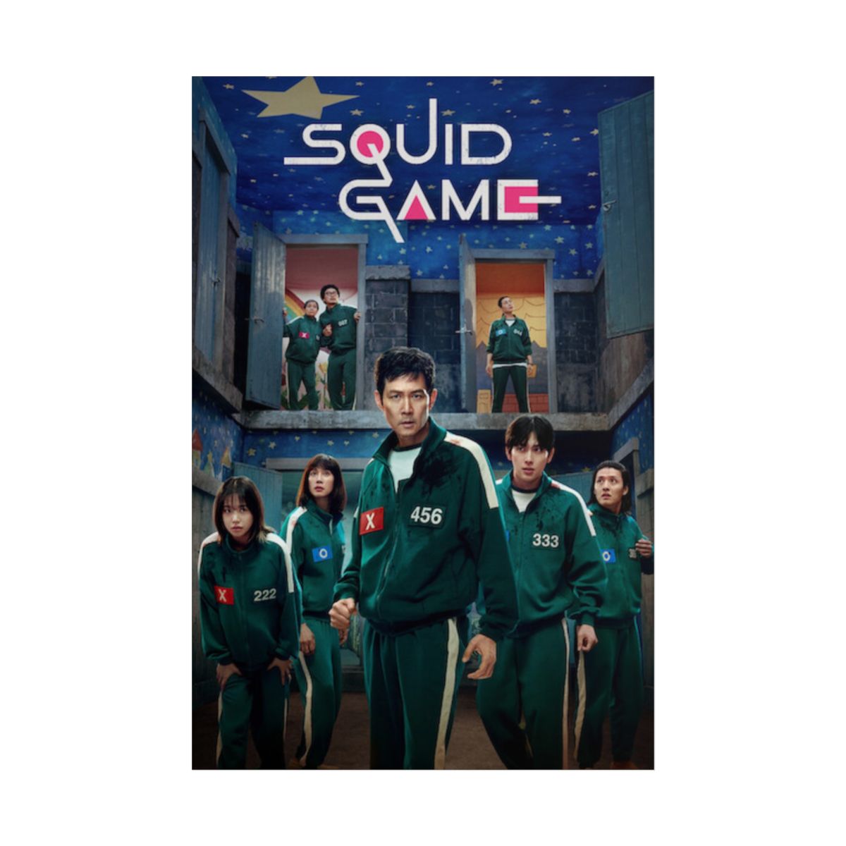 Squid Game poster Rolled Posters | TV show wall art, K-drama print | Squid Game Merch - Squid Game official Posters & Wall Art merch